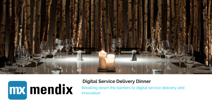 Digital Service delivery Dinner Mendix